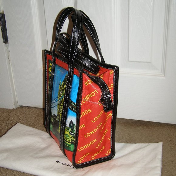 RARE NEW Balenciaga "London" leather shopper bag - Picture 7 of 16